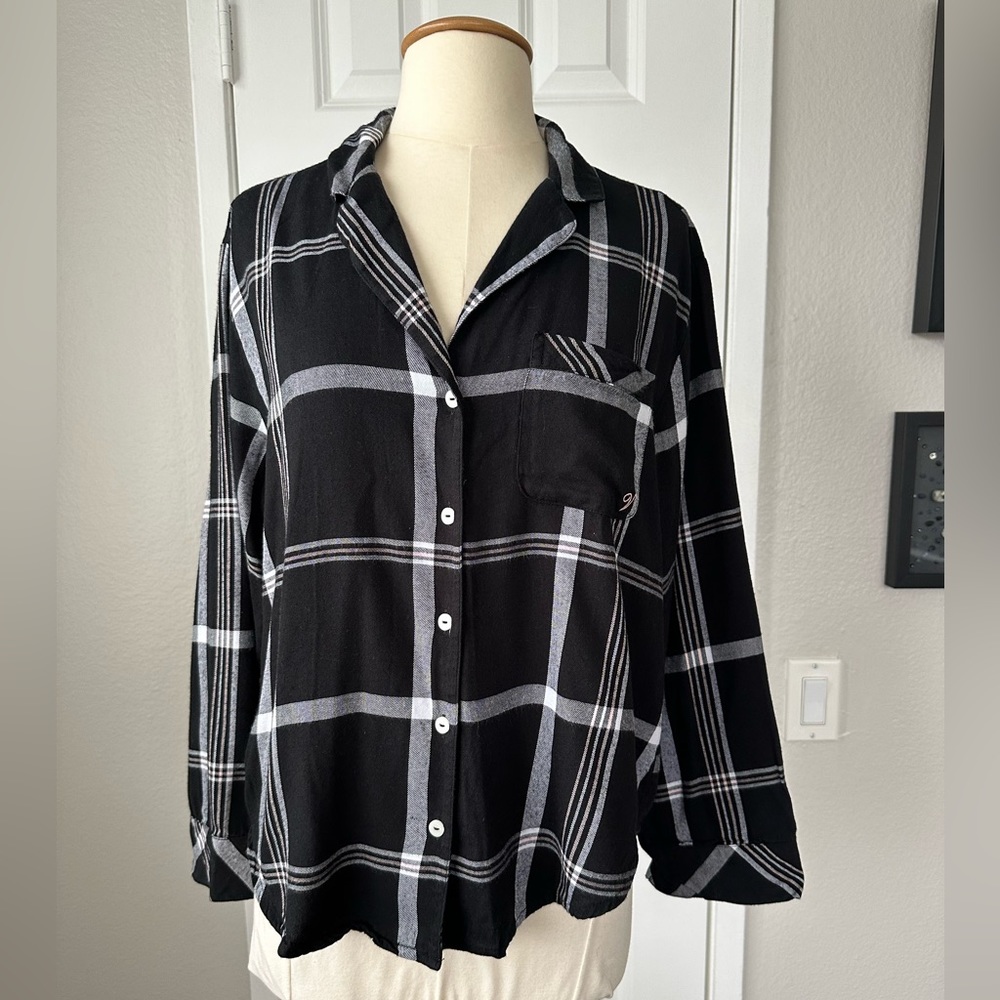 Victoria’s Secret PJ flannel shirt